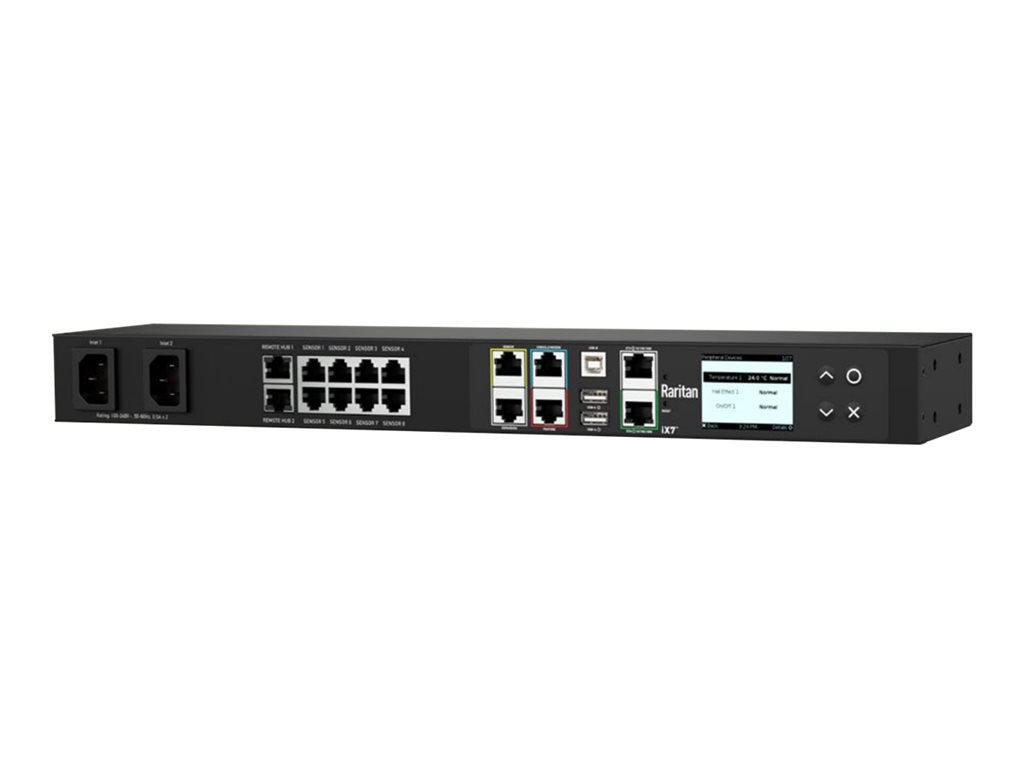 Raritan Smart Rack Controller SRC-0800 - Environment monitoring device - 1GbE - 1U - rack-mountable