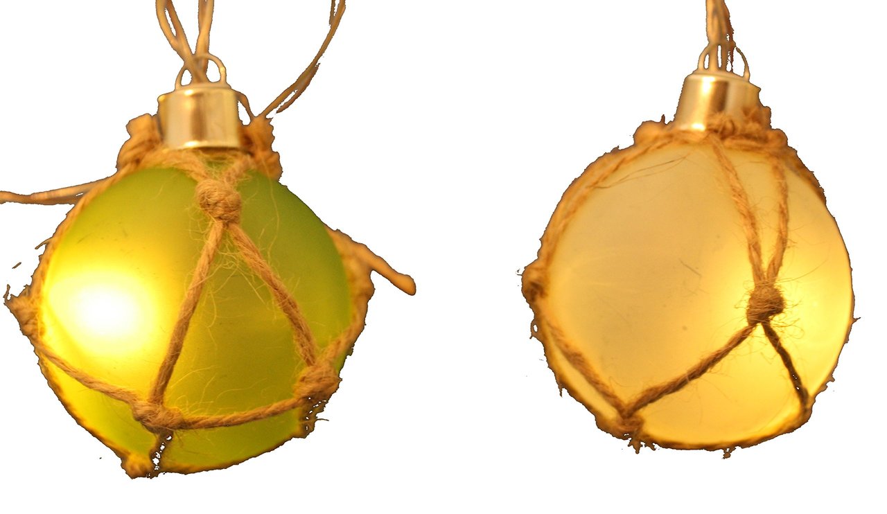 Raz Imports 4.6' Battery Operated Lighted Ball Garland