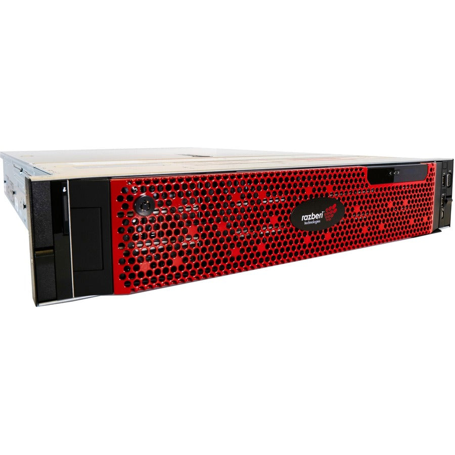 Razberi Enterprise 2U 8-Bay Rackmount Video Recording Server - 96 TB HDD