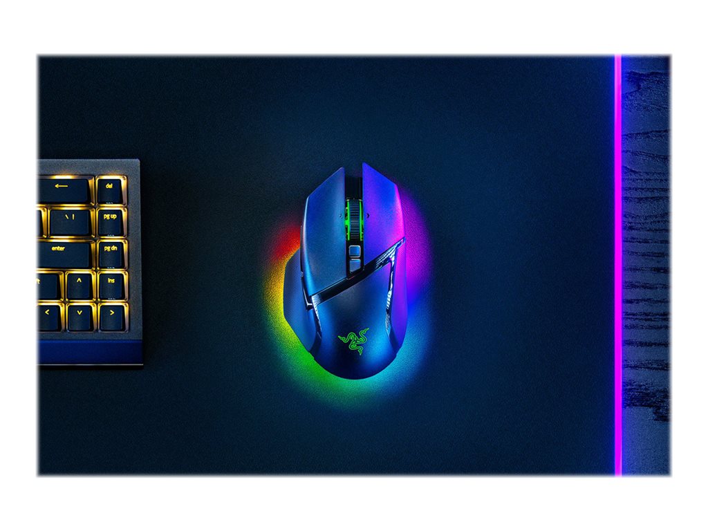 Razer Basilisk V3 pro - Mouse - ergonomic - right-handed - optical - 11 buttons - wireless, wired - Bluetooth, 2.4 GHz -