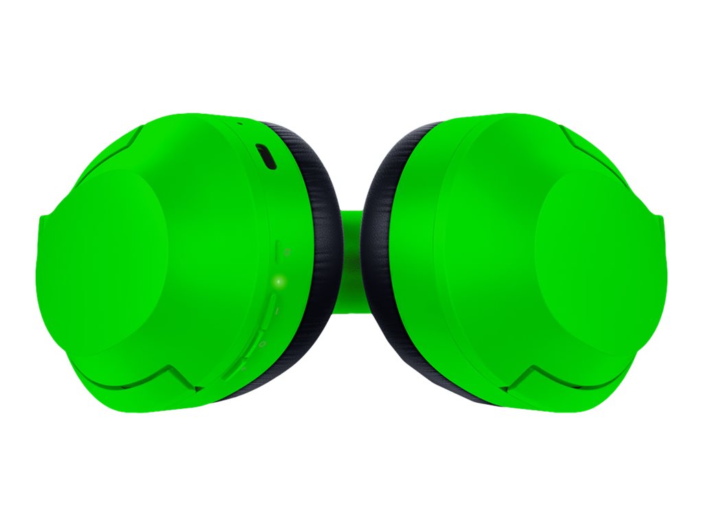 Razer Opus X - Headphones with mic - full size - Bluetooth - wireless - active noise canceling - green