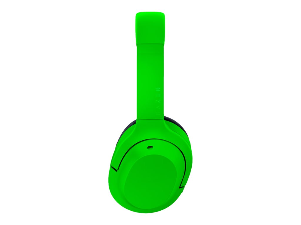 Razer Opus X - Headphones with mic - full size - Bluetooth - wireless - active noise canceling - green