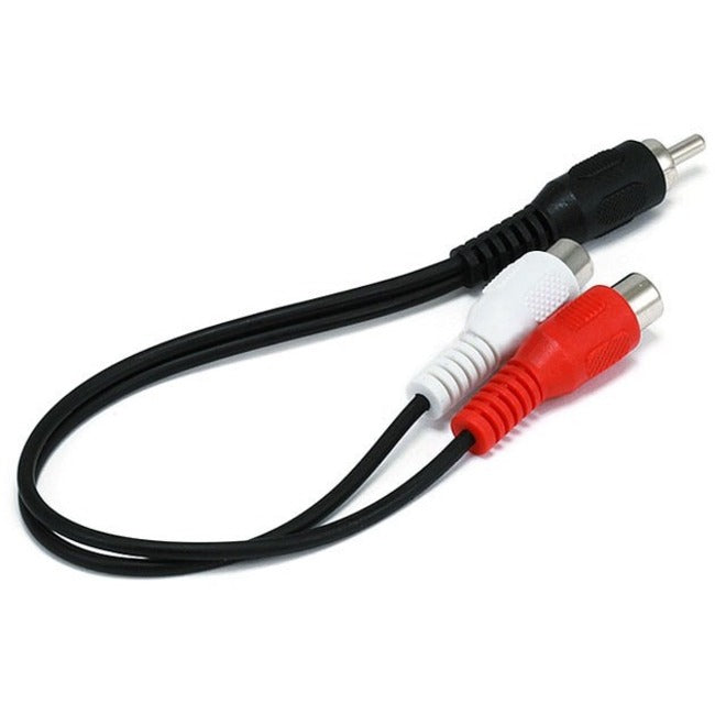 Rca Plug/2 Rca Jack Cable-6In 6Ft
