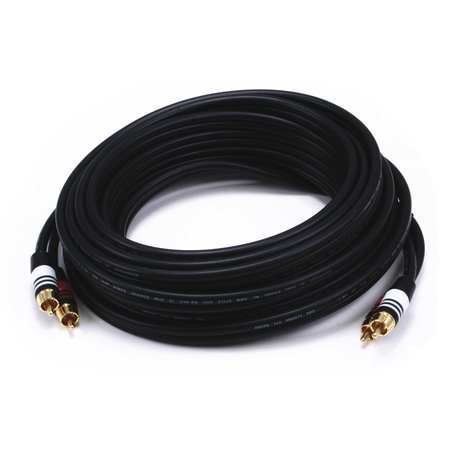 Rca Plug/2 Rca Plug M/M 25Ft Cable-Black