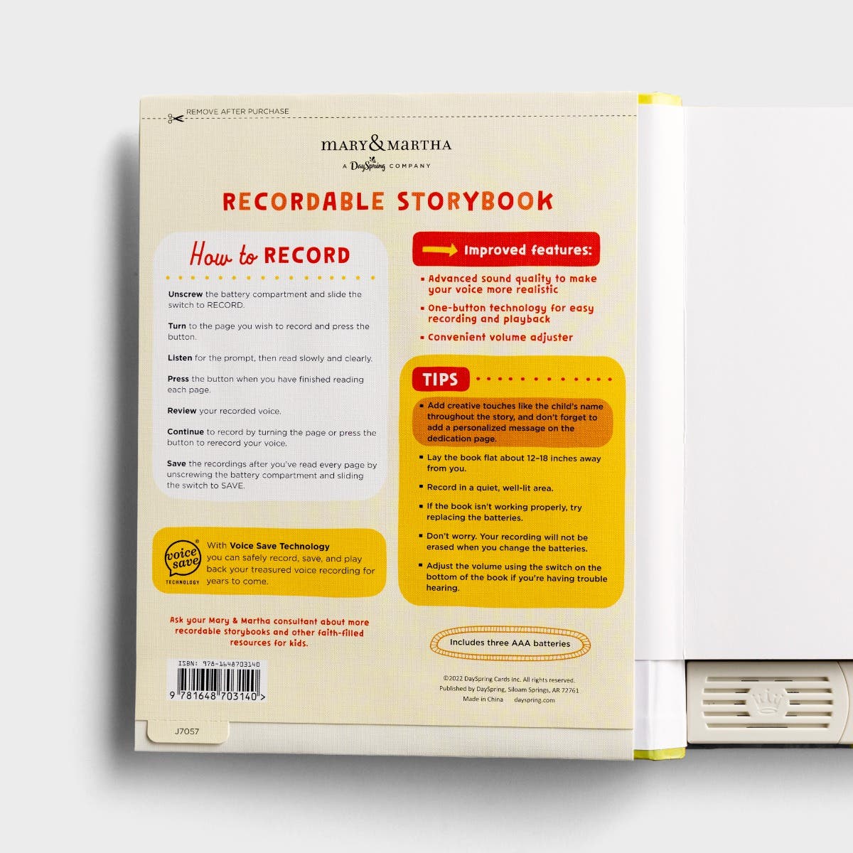 Recordable Storybook - I Love You Head To Toe