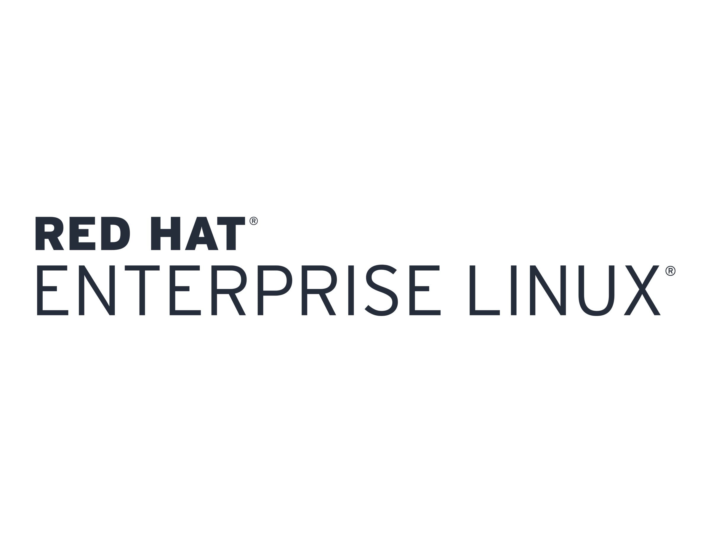 Red Hat Enterprise Linux Server - Subscription license (3 years) + 3 Years 24x7 Support - 2 sockets/2 guests S4R38A