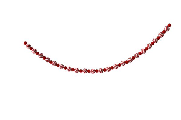 Red & White Candy Garland