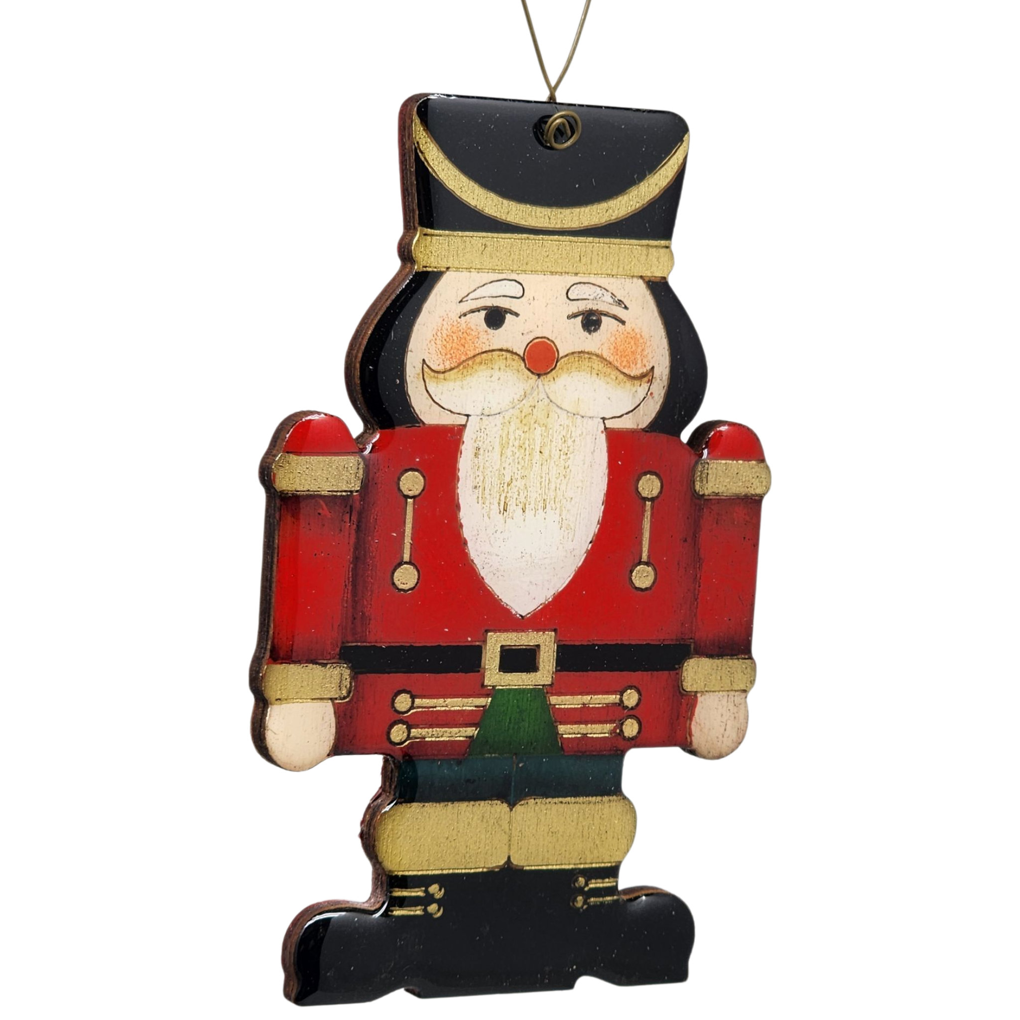 Regal Wooden Nutcracker - Red