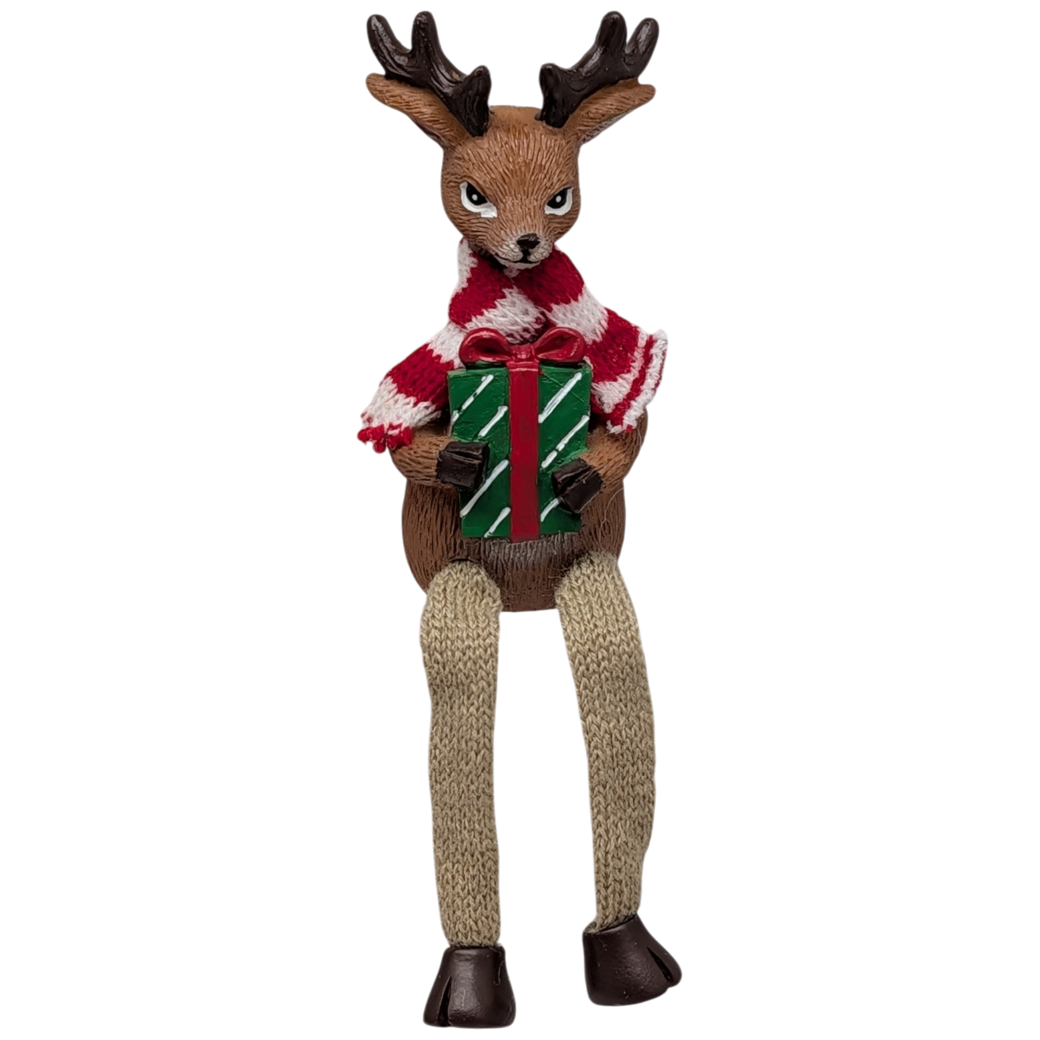 Reindeer Shelfsitter Holding Present