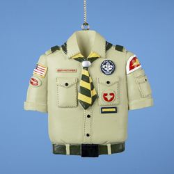 Resin Boy Scout Tan Shirt Ornament - 3.25"
