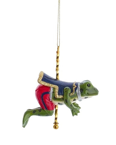 Resin Carousel Ornament - Frog