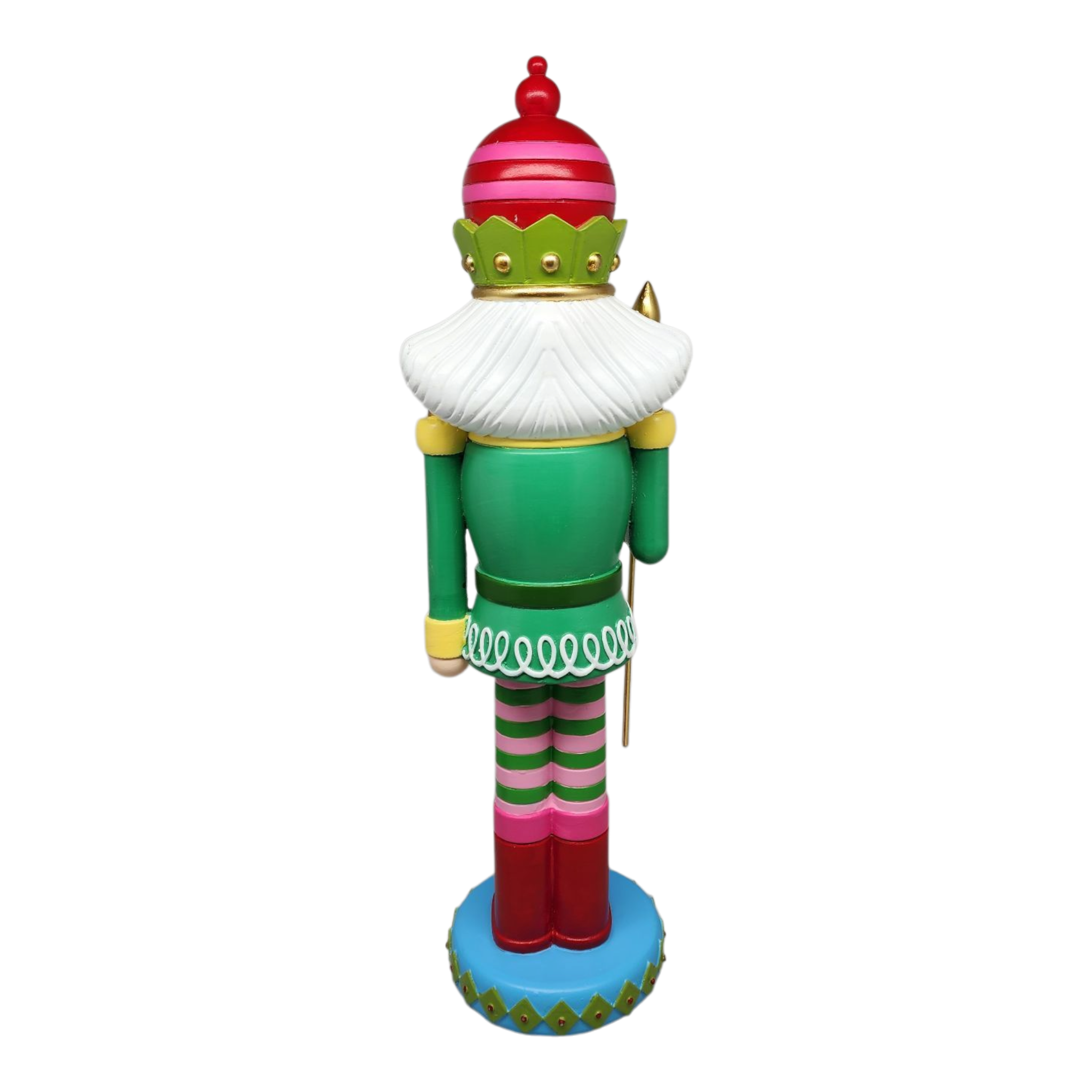 Resin Nutcracker with Moving Digital Eyes - 19 Inch