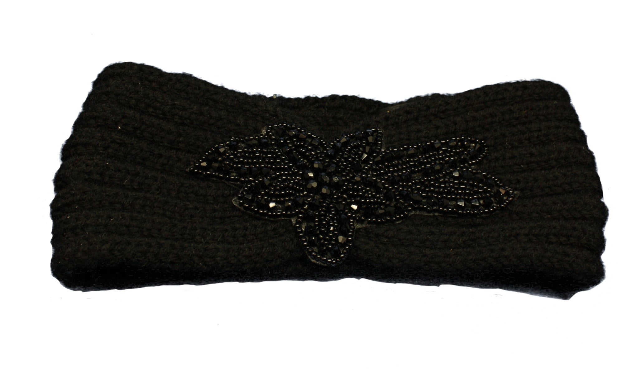 Rhinestone Headband - Onyx