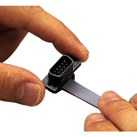 Ribbon Idc Connector - Db9, Male, Gsa, Taa