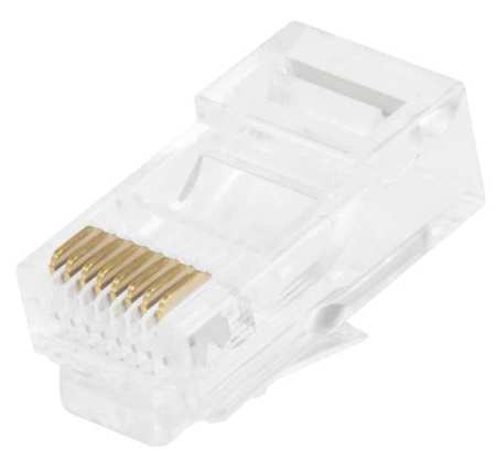 Rj-45 Plugs - 100 Pk Strandedcable