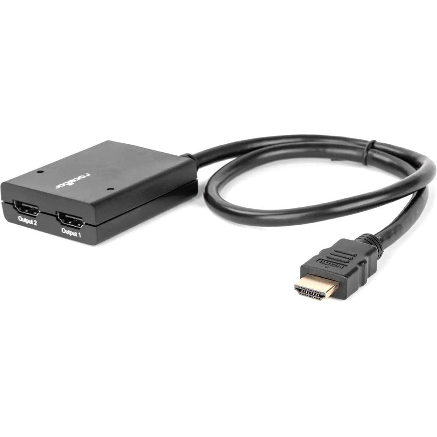 Rocstor 2-Port HDMI Splitter with USB Power-4K Y10A235-B1