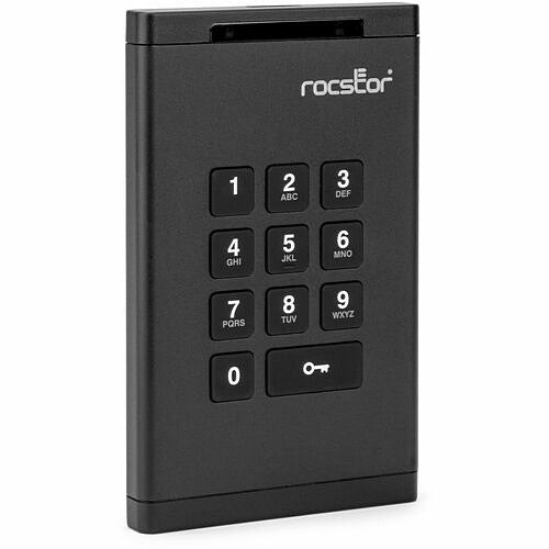 Rocstor DataSecure EX20 4TB Encrypted Portable SSD Drive for Professionals