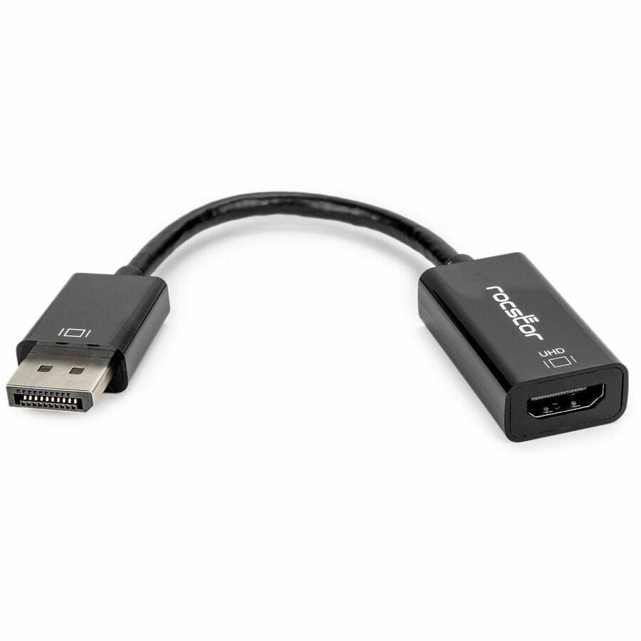 Rocstor DisplayPort 1.2 to HDMI 4K/60Hz Active Adapter Converter - M/F - Black - 1 x