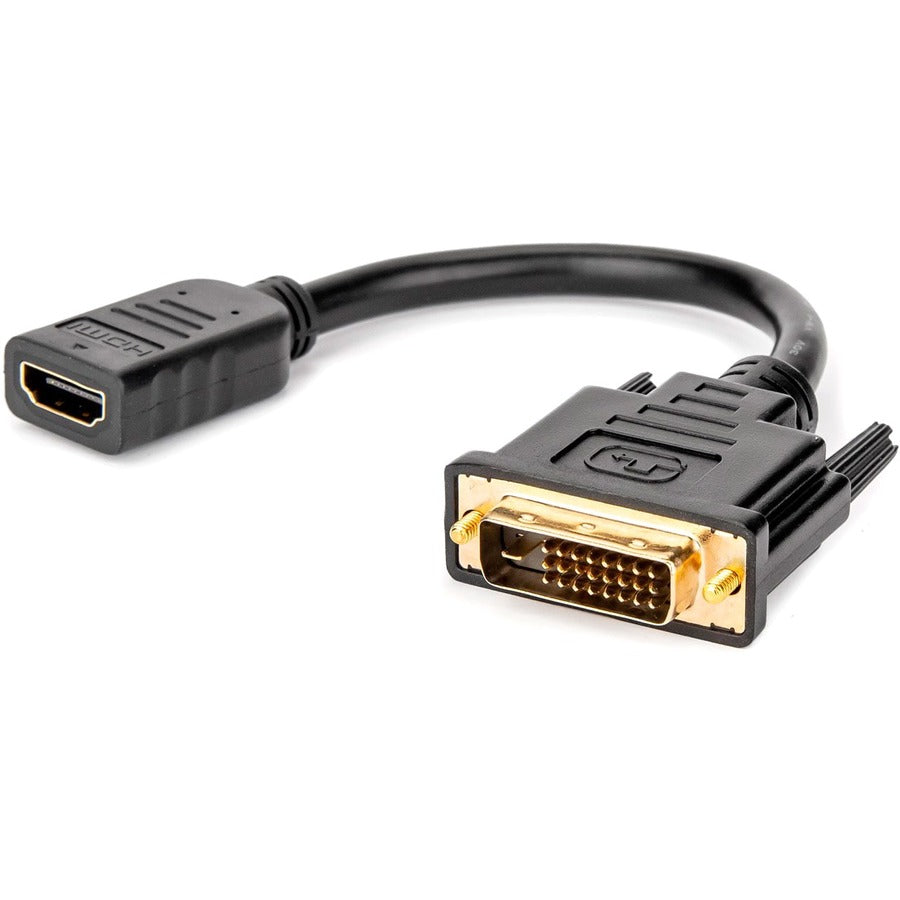 Rocstor HDMI to DVI-D Video Cable Adapter - 8in - HDMI Female to DVI Male Y10C123-B1