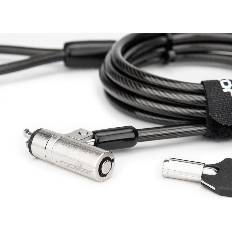 Rocstor N19 Security Cable Lock For Nano-Shaped Slots - (2) Keys - Taa