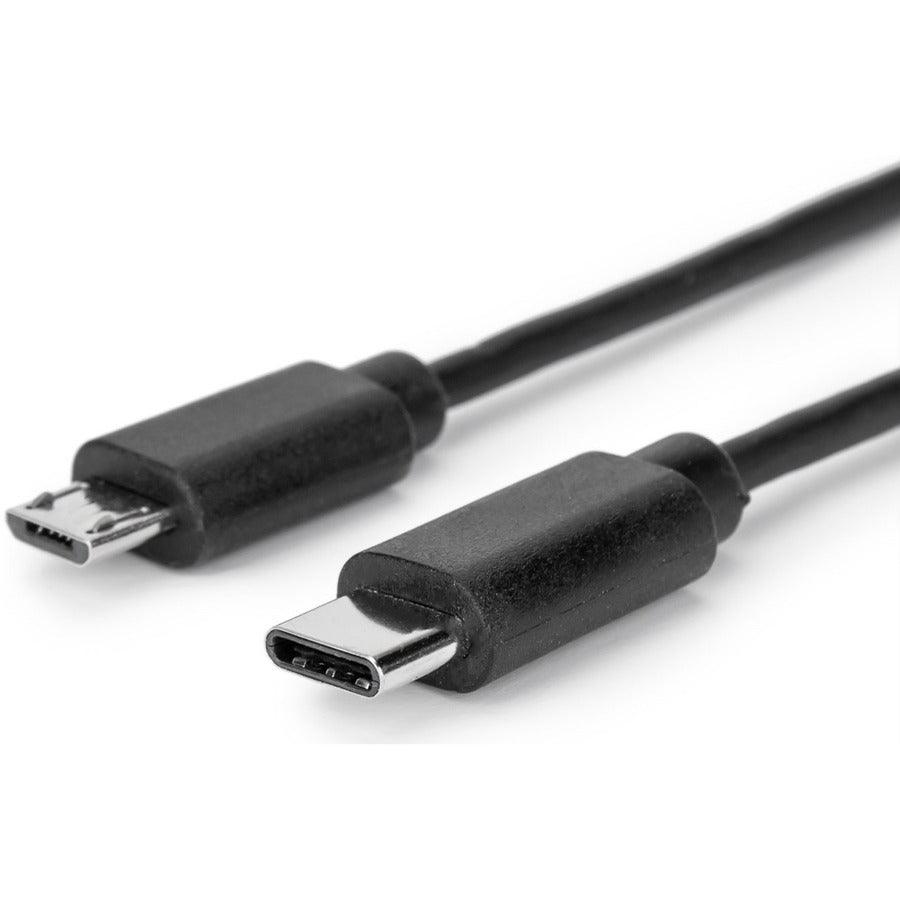 Rocstor Premier Usb-C To Micro-B Cable - M/M 3Ft (1M)- Usb 2.0 - Usb Type-C To Micro-Usb Cable - Usb Cable For External Hard Drives, Notebooks, And Tablets - 60 Mb/S - 3 Ft - 1 Pack - 1 X Usb Type C Male - 1 X Usb Type B Male Micro - Nickel Plated - Black