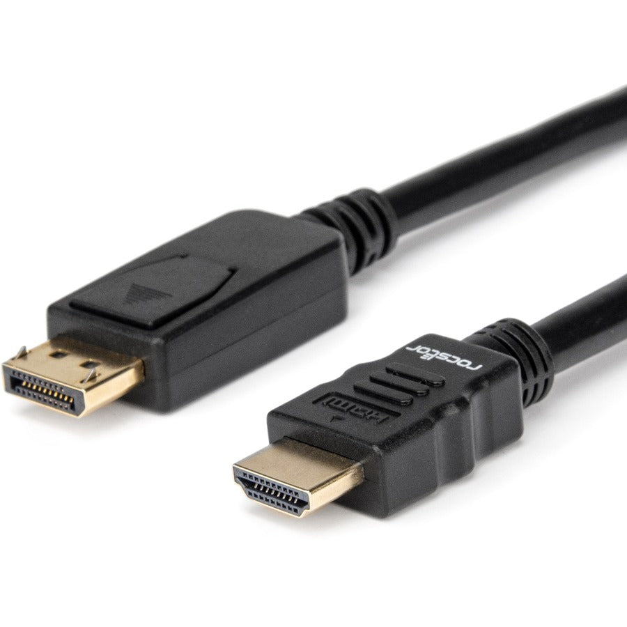 Rocstor Premium DisplayPort&reg; to HDMI converter cable M/M- 10 ft (3m) - 4K Y10C261-B1