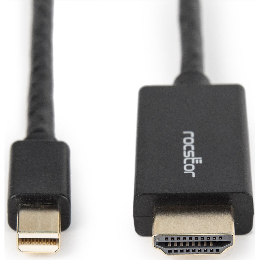 Rocstor Premium Mini DisplayPort to HDMI cable Y10C196-B1