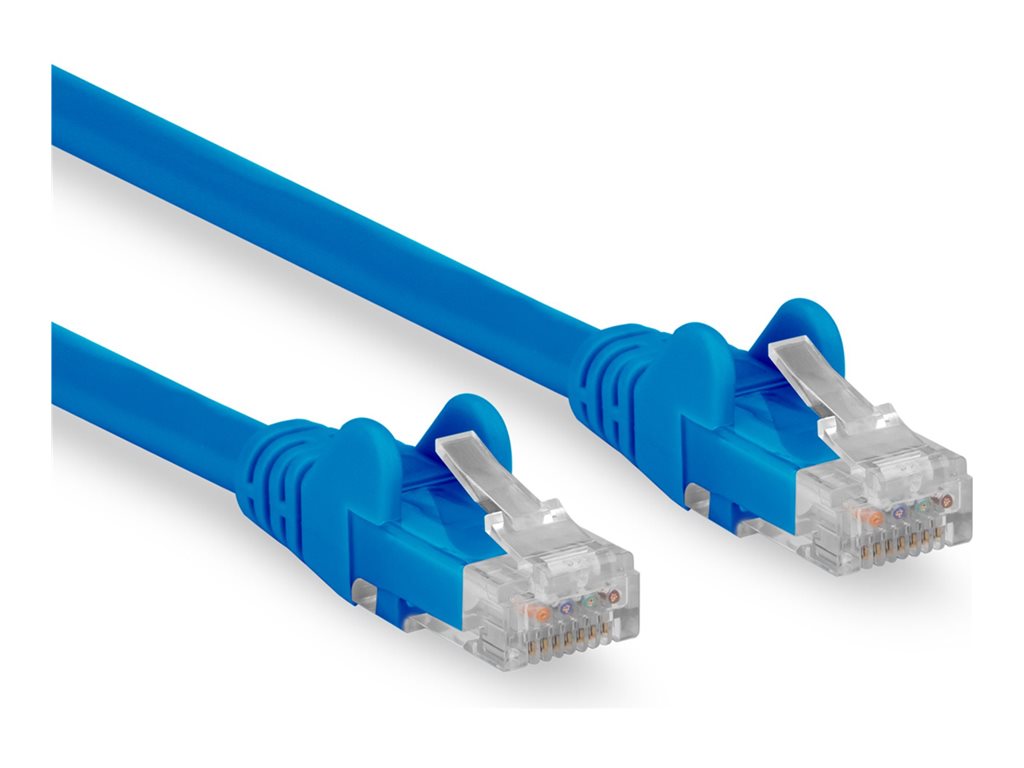 Rocstor Premium - Patch cable - RJ-45 (M) to RJ-45 (M) - 35 ft - UTP - CAT 6 - stranded, snagless, molded - blue Y10C799-BL