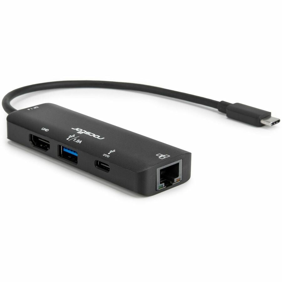 Rocstor Premium USB Type-C 4-in-1 4K Multiport Adapter Y10A307-B1