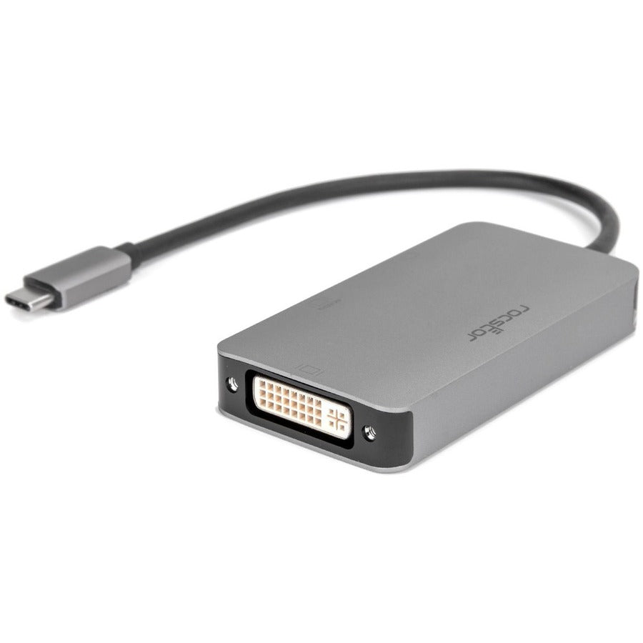 Rocstor Premium Usb-C Multiport Hub 3-In-1, Hdmi, Vga Or Dvi Adapter