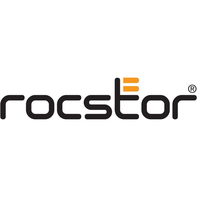 Rocstor Rocbolt Desktop And Peripherals Security Locking Kit With 8' Cable And Key Lock - (2) Keys - Galvanized Steel, Nickel, Zinc Alloy - 8 Ft (2.5M) - For Notebook, Desktop Computer, Docking Station, Monitor, Projector (Compatible To Kensington&Reg; K6