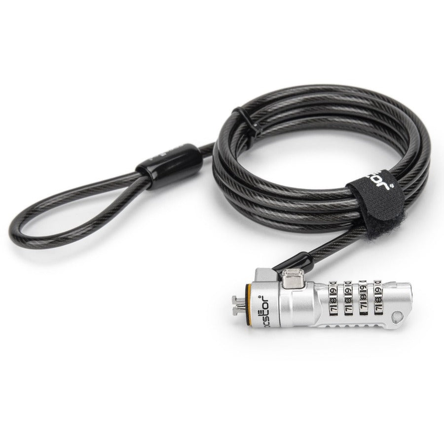 Rocstor Rocbolt N19 Security Cable, 4-Digit Combination Lock For Nano-Shaped Slots