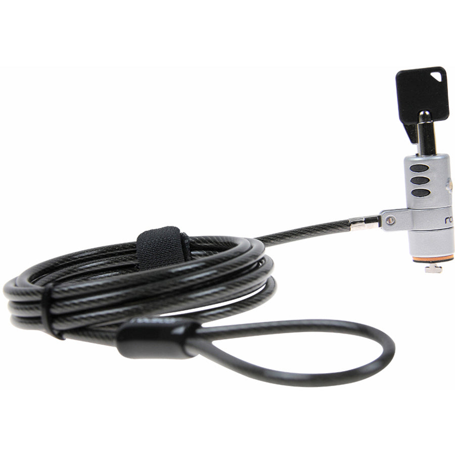 Rocstor Rocbolt Portable Security Cable With Key Lock and (2) Keys Y10C133-B1
