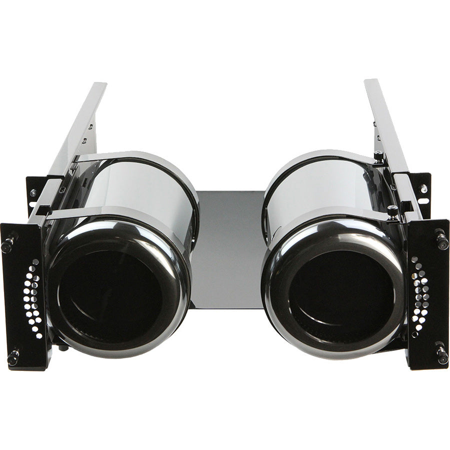 Rocstor Rocmount Pro-M Rm-Dual 4U Rackmount Mounting Kit Is For Installation Of Dual Mac Pro Computers In A Rack Cabinet - Mount Two Mac&Reg; Pro Computers Into A Single Rack Cabinet