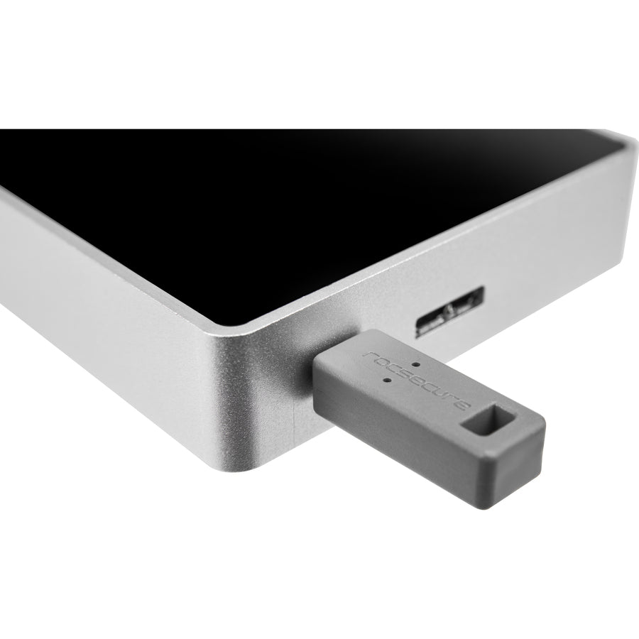 Rocstor Rocsecure EX31 1 TB 2.5 Hard Drive - External - Portable - USB 3.1 - 5400 rpm ENCYPTED PORTABLE DRIVE 3XTOKEN KEY" E634P5-01