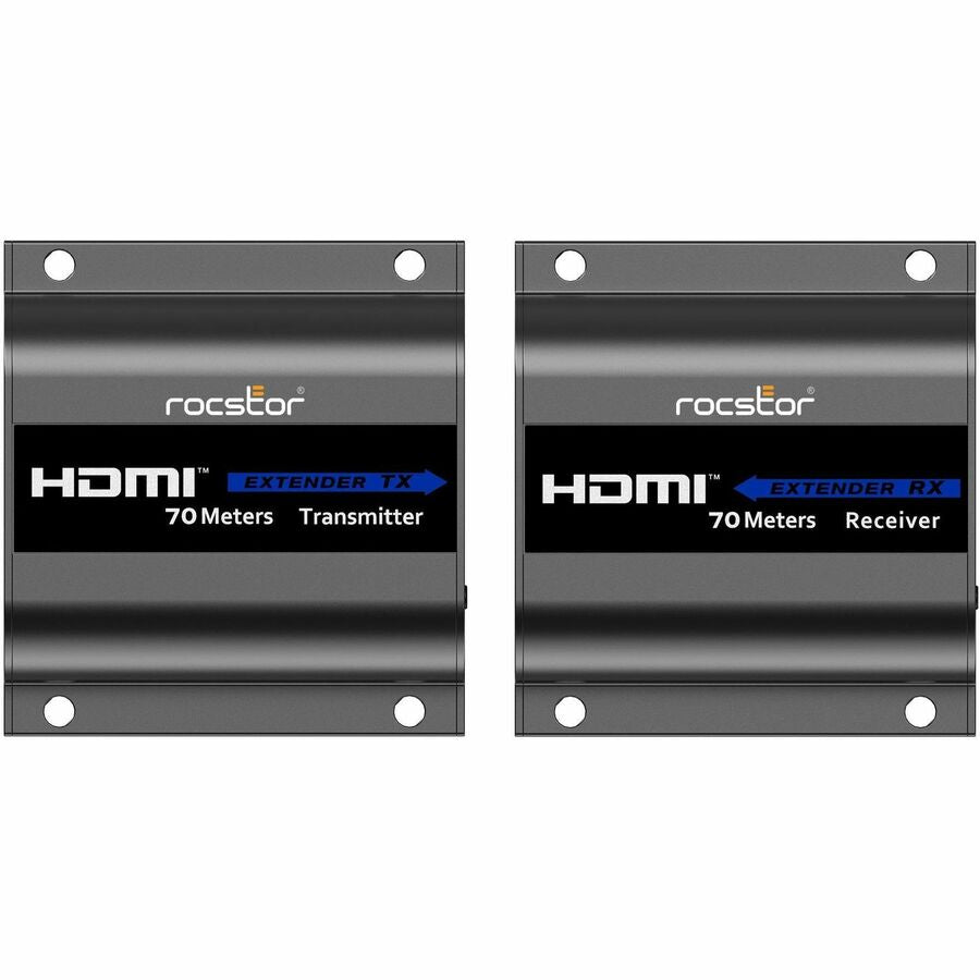 Rocstor TrueReach HDMI Extender over CAT6/CAT6a/Cat7 Ethernet Cable - 4K 30Hz up to 131ft