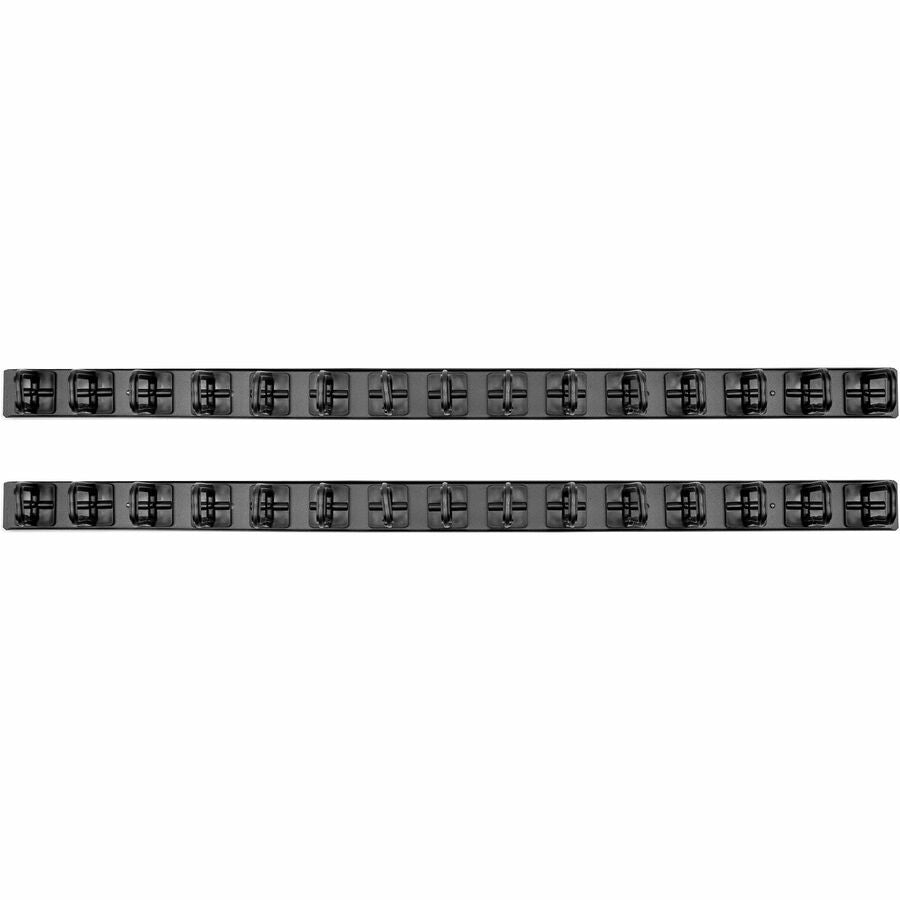 Rocstor Vertical Cable Organizer with D-Ring Hooks - 0U - 6 ft. - Vertical Cable Manager