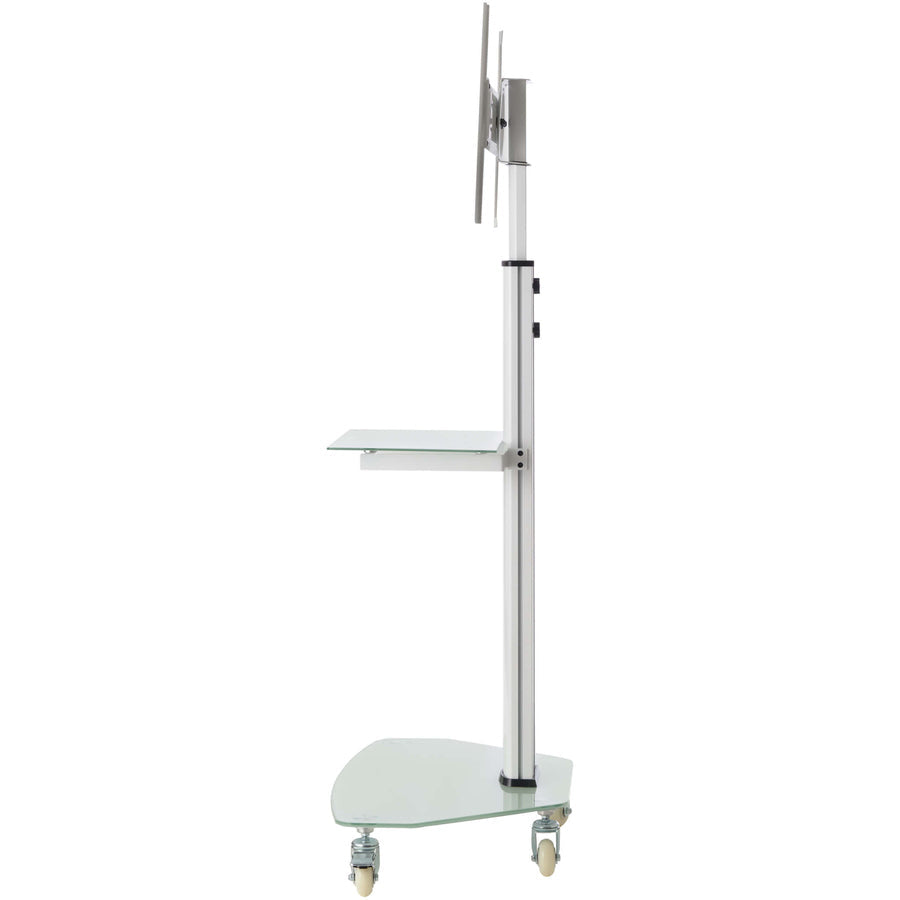 Rolling TV Cart Height-Adjustable - Tripp Lite DMCS3770SG75W Monitor Cart VESA | Tecisoft