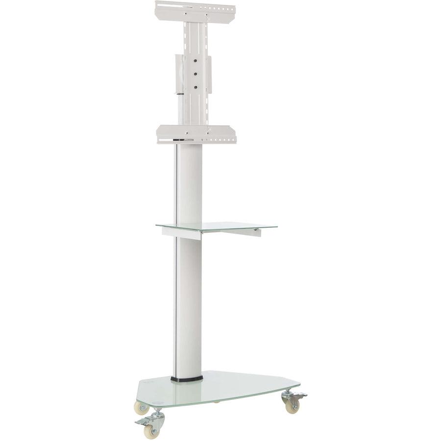 Rolling TV Cart Height-Adjustable - Tripp Lite DMCS3770SG75W Monitor Cart VESA | Tecisoft