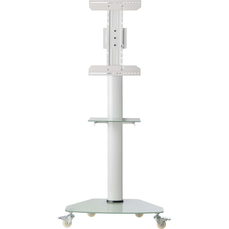 Rolling TV Cart Height-Adjustable - Tripp Lite DMCS3770SG75W Monitor Cart VESA | Tecisoft