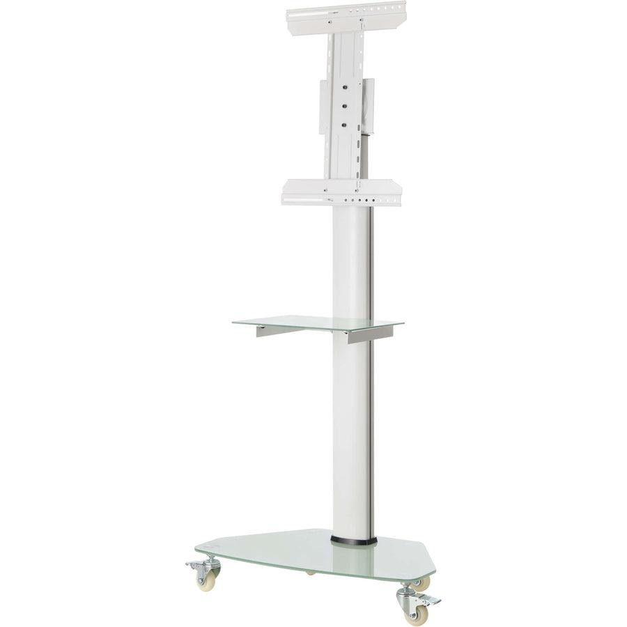 Rolling TV Cart Height-Adjustable - Tripp Lite DMCS3770SG75W Monitor Cart VESA | Tecisoft