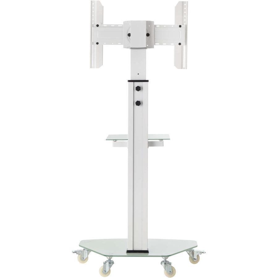 Rolling TV Cart Height-Adjustable - Tripp Lite DMCS3770SG75W Monitor Cart VESA | Tecisoft