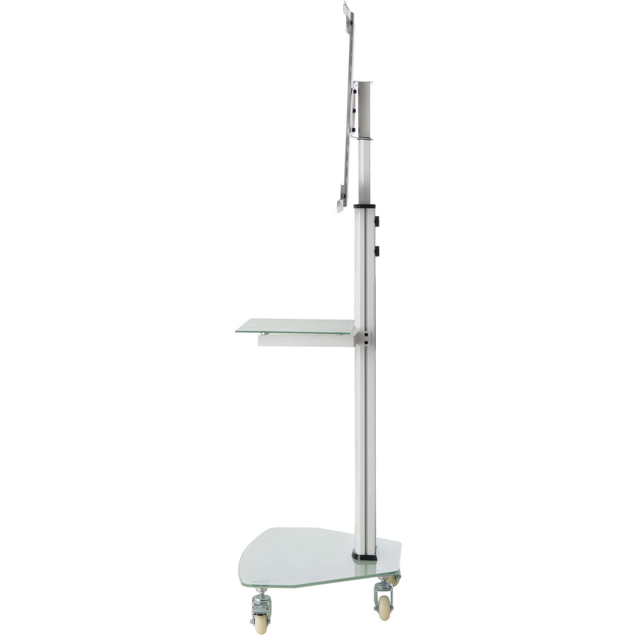 Rolling TV Cart Height-Adjustable - Tripp Lite DMCS3770SG75W Monitor Cart VESA | Tecisoft