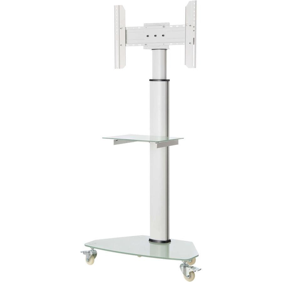 Rolling TV Cart Height-Adjustable - Tripp Lite DMCS3770SG75W Monitor Cart VESA | Tecisoft