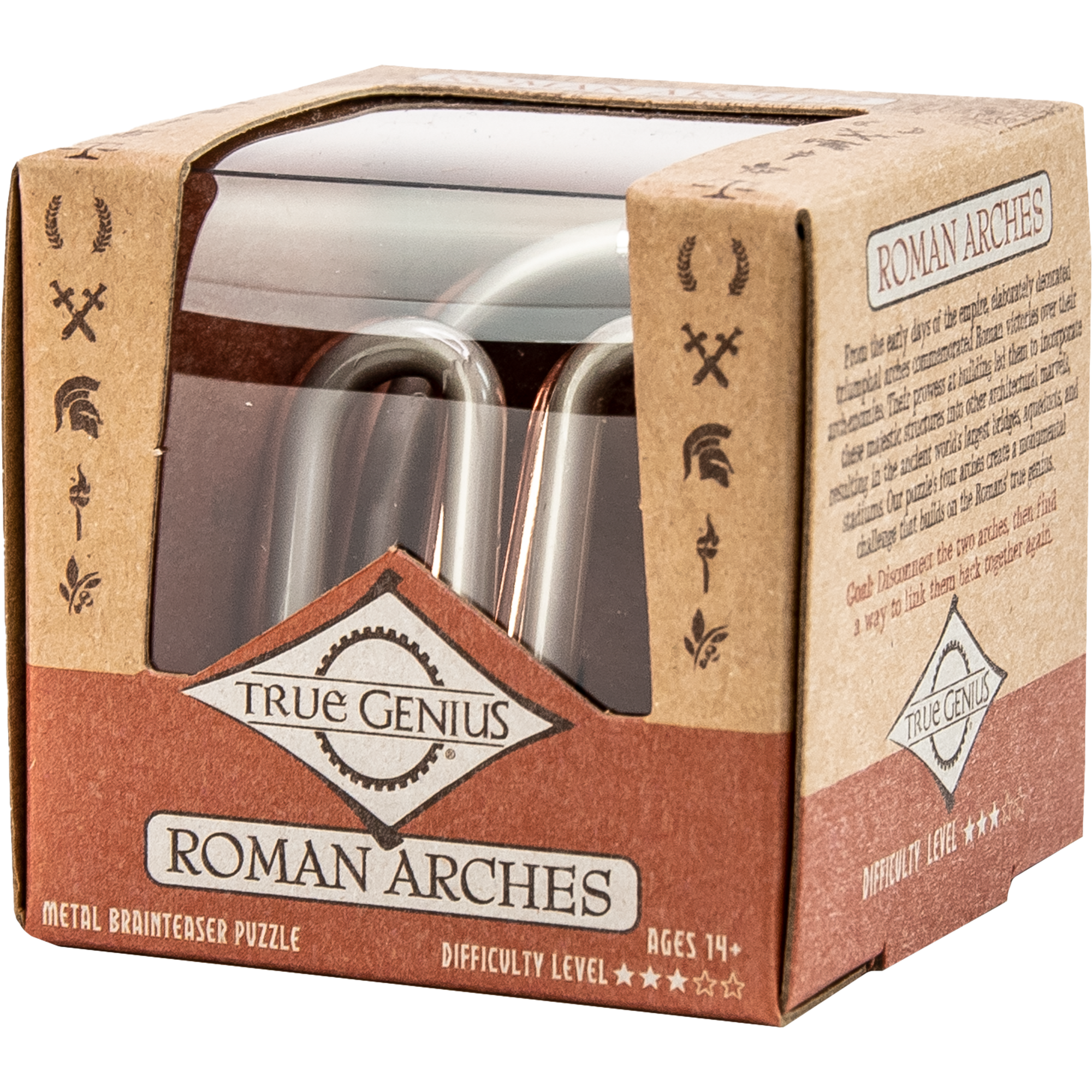 Roman Arches - Metal Blacksmith's Puzzle