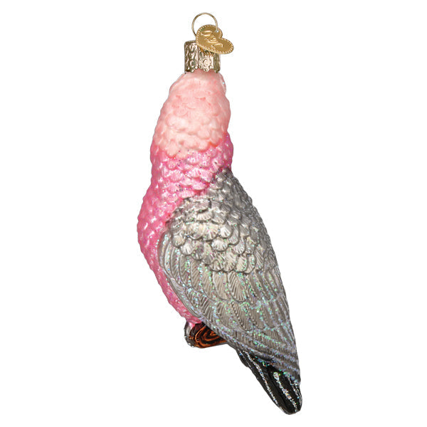 Rose-Breasted Cockatoo Glass Ornament