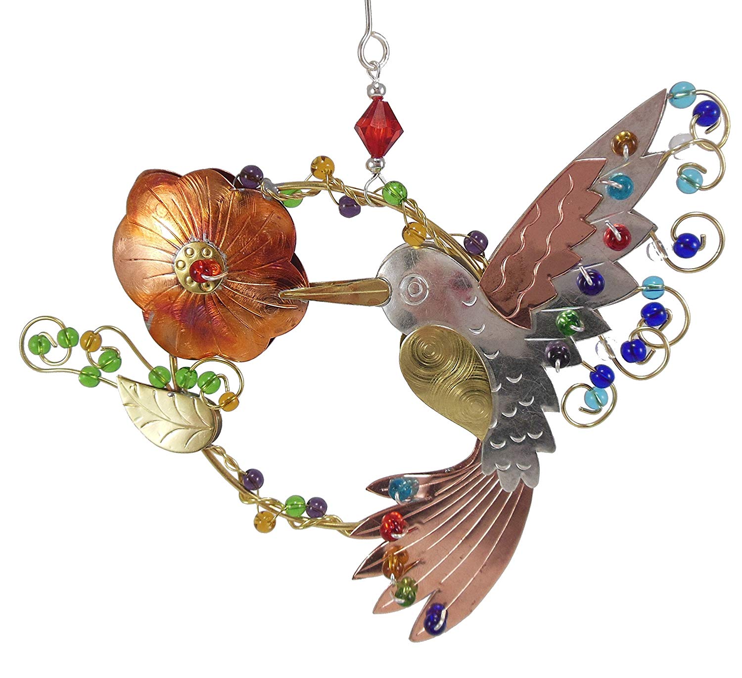 Ruby Hummingbird Ornament