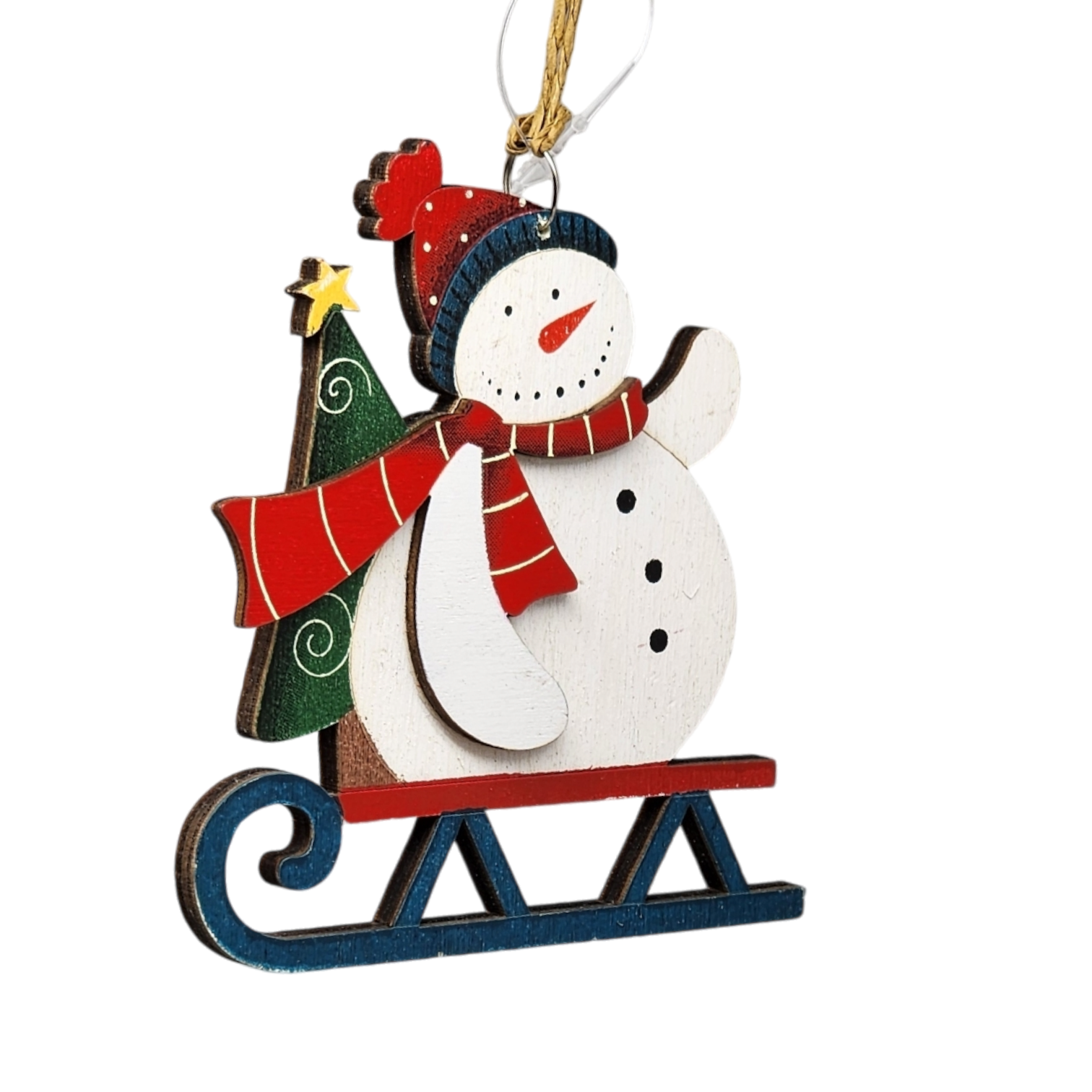 Rustic Wood Ornament -