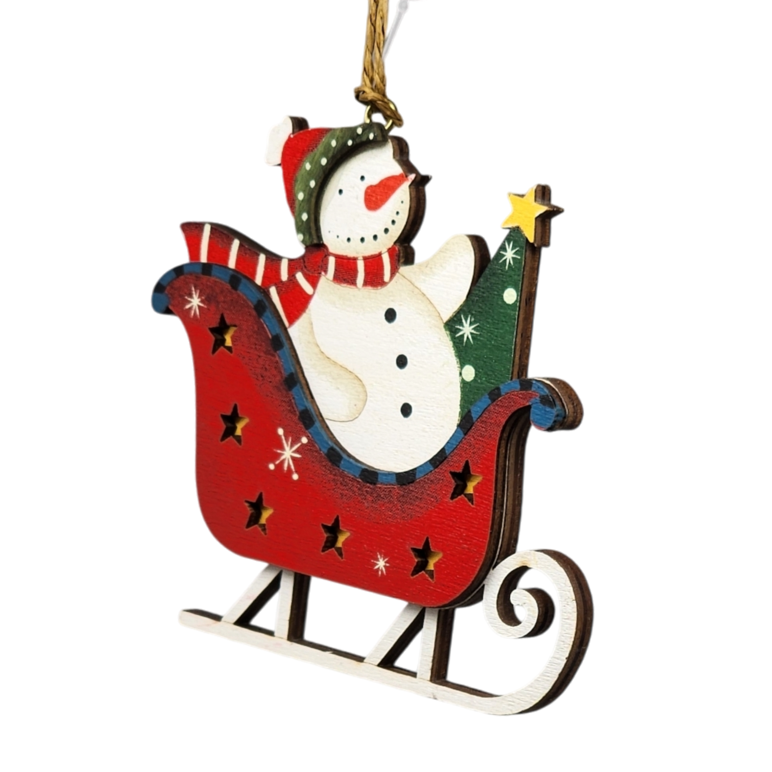 Rustic Wood Ornament -