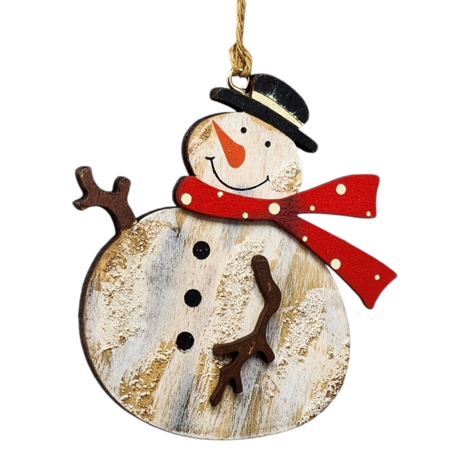 Rustic Wood Ornament -